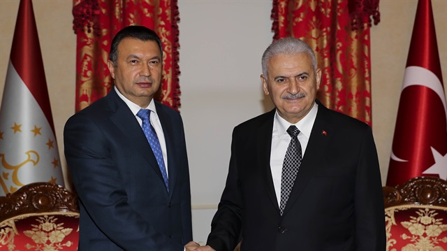 Tacikistan Başbakanı Kohir Rasulzoda ve Başbakan Binali Yıldırım