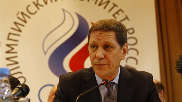 Russian Olympic Committee President Alexander Zhukov