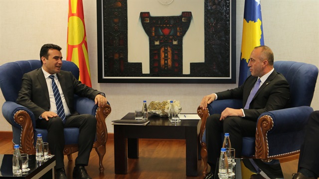 Macedonian Prime Minister Zoran Zaev in Kosovo

