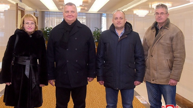 A delegation of the Defense Ministry of Russia led by Victor Kalganov