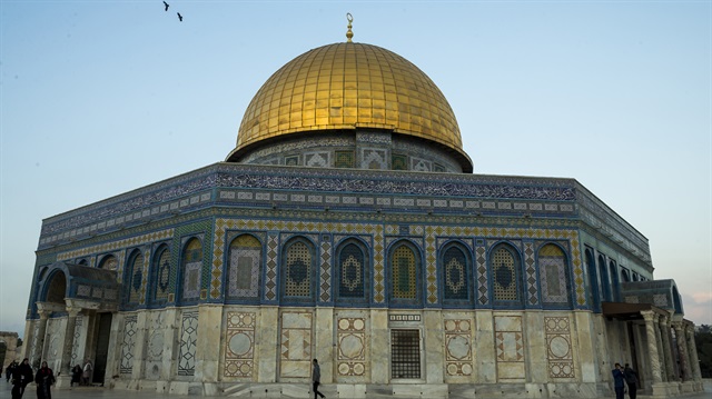 Dome of the Rock at the al-Aqsa Mosque in Jerusalem.
