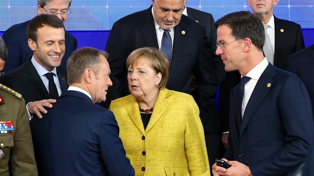 Avrupa Birliği liderleri bugünkü zirveden sonra fotoğraf çekildi