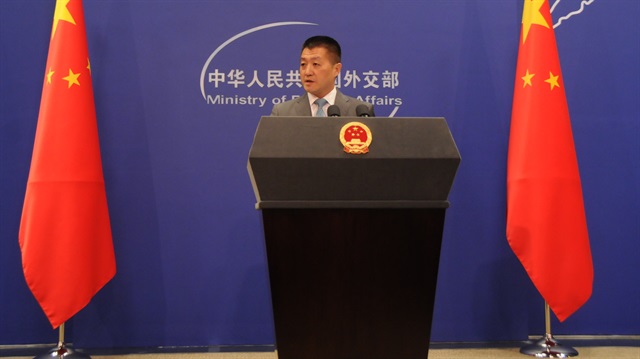 ​Çin Dışişleri Bakanlığı Sözcüsü Lu Kang.