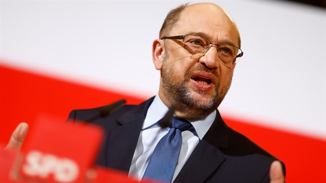 Leader of the Social Democratic Party (SPD) Martin Schulz 