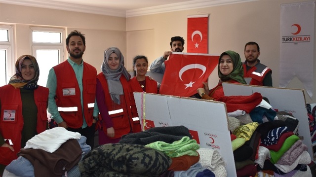 Türk Kızılayı Karabük Şubesinden ihtiyaç sahiplerine yardımda bulnudu
