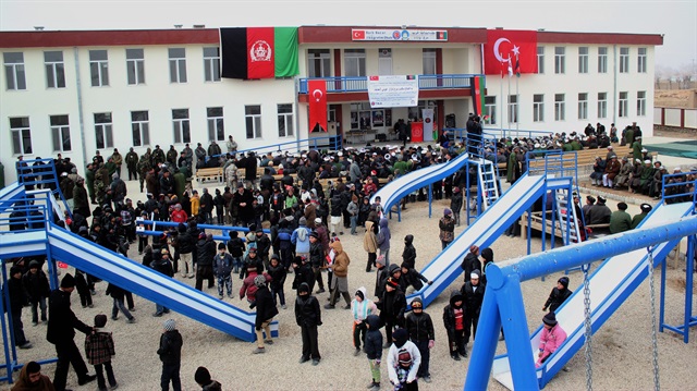 Turkish aid agency builds school in Afghanistan