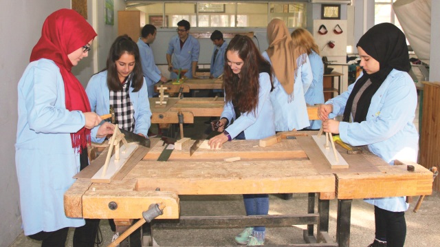 Atakum Mesleki ve Teknik Anadolu Lisesi öğrencileri