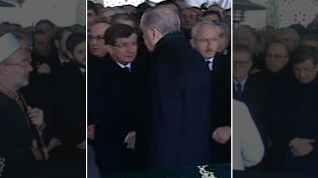 Mesut Yılmaz'ın oğlunun cenaze törenine katılan Cumhurbaşkanı Recep Tayyip Erdoğan, CHP lideri Kemal Kılıçdaroğlu'nun elini sıkmadı.