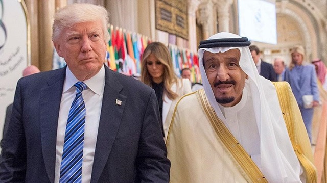 US President Trump and Saudi's King Salman