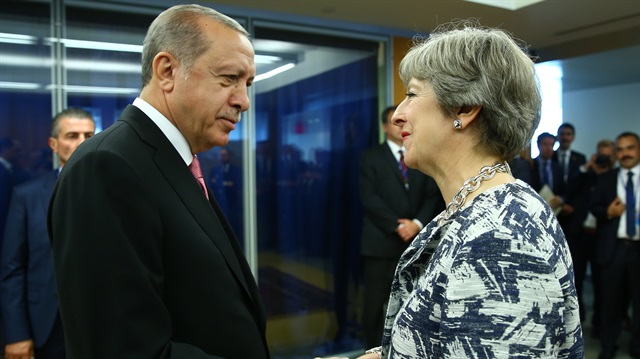 Arşiv: Cumhurbaşkanı Recep Tayyip Erdoğan, İngiltere Başbakanı Theresa May