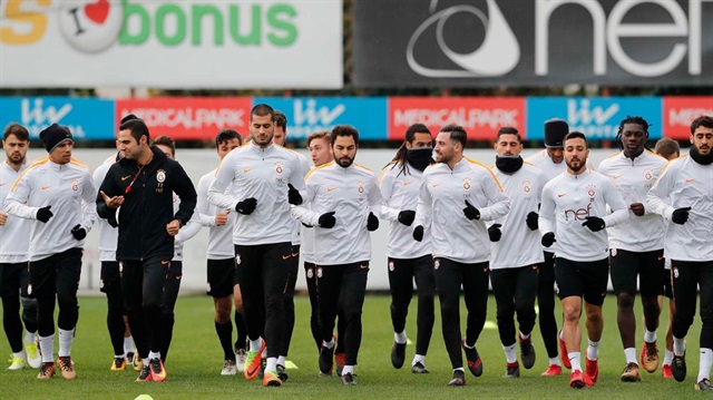 Galatasaray, Süper Lig'in 17. haftasında Göztepe oynayacakları maçın hazırlıklarını sürdürdü.