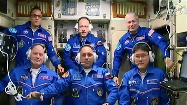 Yeni gelen 3 astronot, Haziran 2018'e kadar istasyonda kalacak. 