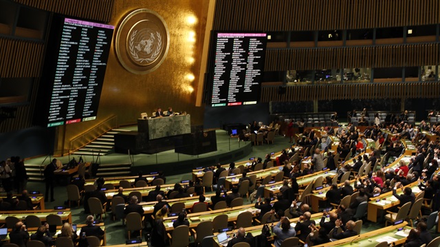 BM Genel Kurulu'nda Kudüs oylaması yapıldı.