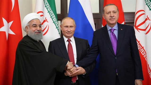Arşiv: Soçi'de Türkiye, Rusya ve İran cumhurbaşkanları üçlü Suriye zirvesinde bir araya geldiler.