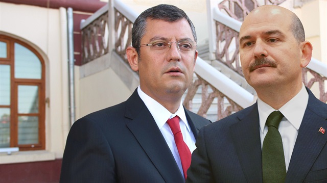 ​CHP Grup Başkanvekili Özgür Özel ve İçişleri Bakanı Süleyman Soylu