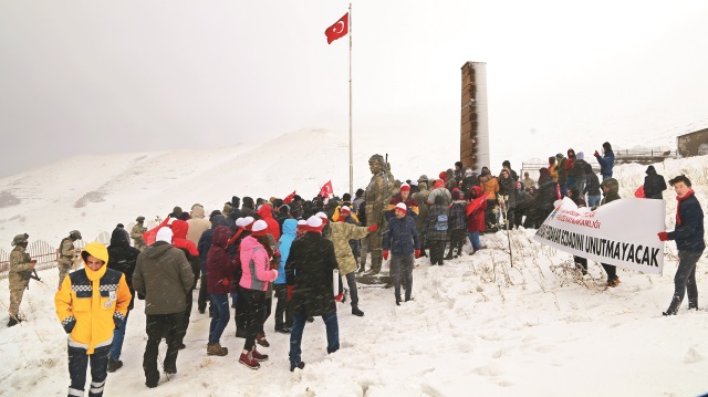 ​Sarıkamış Harekatı’nın 103. yılı etkinlikleri kapsamında bu yıl 13’üncüsü düzenlenen 'Allahuekber Şehitlerini Anma' programı gerçekleştirildi