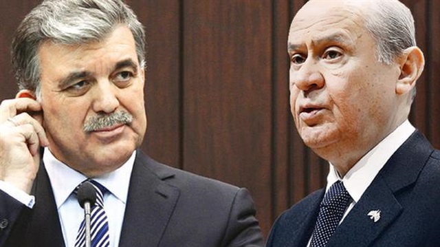 11. Cumhurbaşkanı Abdullah Gül ile MHP lideri Bahçeli