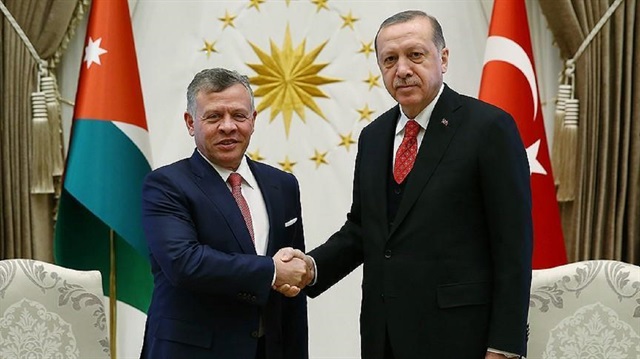 President Recep Tayyip Erdoğan and Jordan’s King Abdullah II 