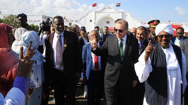 Erdoğan visits Ottoman sites on Sudanese island