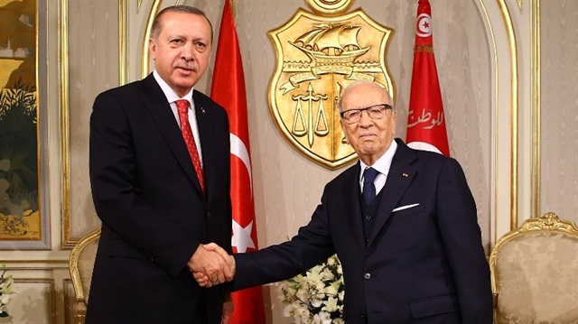 Cumhurbaşkanı Erdoğan, Tunuslu mevkidaşı ile görüştü.