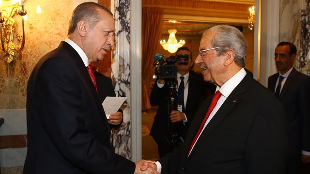 Tunus Meclis Başkanı Nasır ile Cumhurbaşkanı Recep Tayyip Erdoğan