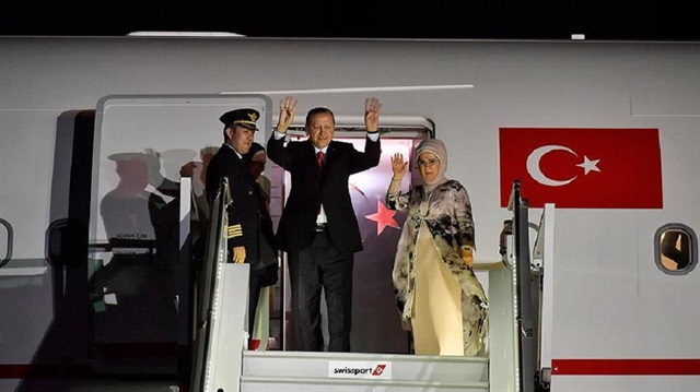 Fotoğraf: (Arşiv) Cumhurbaşkanı Erdoğan ve eşi Emine Erdoğan Afrika turunun ardından yurda geldi.