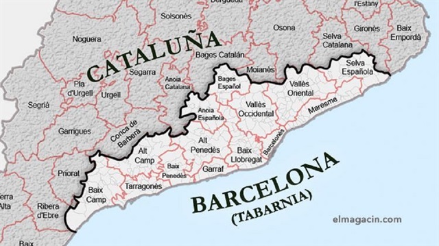 İmza sitesi change.org'da, İspanya'nın Katalonya Özerk Bölgesi'nin iki büyük kenti Barselona ve Tarrgona'dan oluşan hayali "Tabarniya" bölgesi yaratılarak, buranın Katalonya'dan ayrılması için başlatılan imza kampanyasını 59 bin kişi imzaladı.