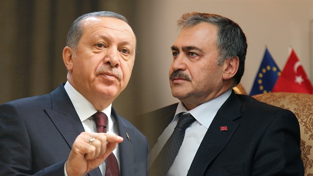 Cumhurbaşkanı Recep Tayyip Erdoğan ve Orman ve Su İşleri Bakanı Veysel Eroğlu