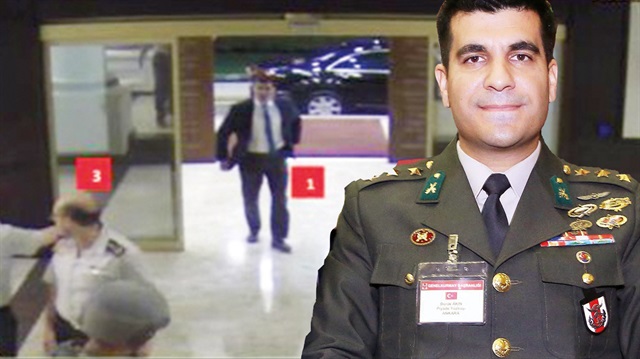 Yüzbaşı Burak Akın, Ankara İl Emniyet Müdürlüğü’ne teslim oldu.