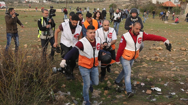 İşgalci İsrail'in saldırısında 92 Filistinli yaralandı.