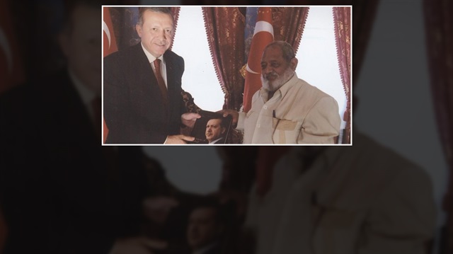Cumhurbaşkanı Recep Tayyip Erdoğan ile Fatih Ali Hasaneyn Sudan'da akşam yemeği yedi.