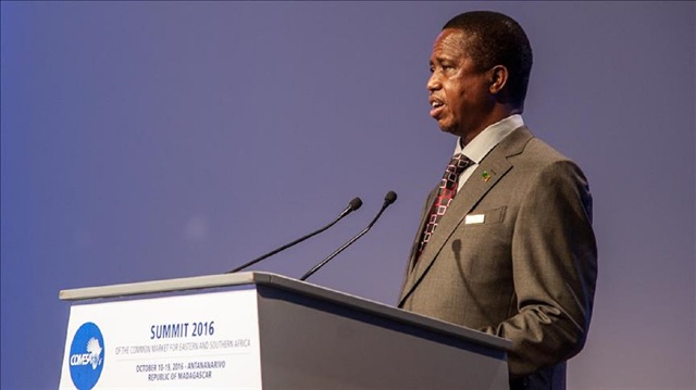 Zambian President Edgar Lungu