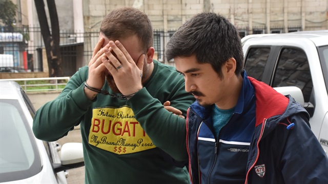 Zanlılar gözaltına alınarak karakola götürüldü