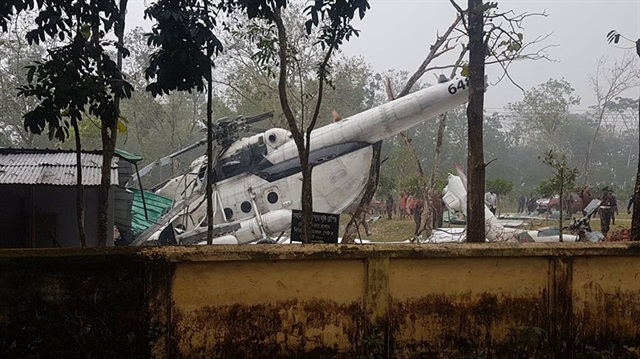 Kuveyt Genelkurmay Başkanı Muhammed el-Hıdır'ı taşıyan helikopter Bangladeş'te düştü.