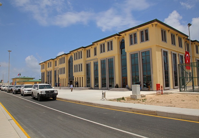 Somali'deki Türk askeri üssü.