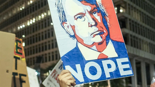 ABD Başkanı Donald Trump, göreve geldiği 20 Ocak'tan bu yana protesto ediliyor. 