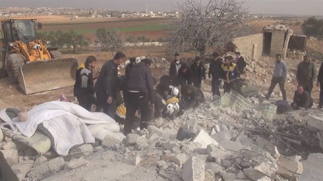 الدفاع المدني: 60 قتيلا في إدلب وريف حماة الشرقي منذ 17 ديسمبر