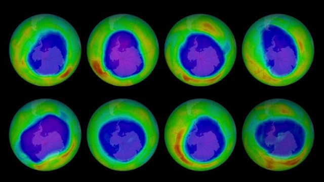 Ozon tabakasındaki delik yıllar içerisinde küçülüyor. 