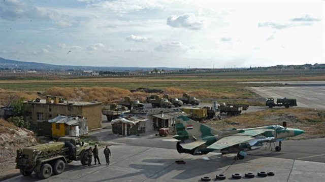 قاعدة حميميم الروسية في طرطوس السورية