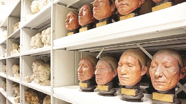 Paris İnsan Müzesi'ndeki 18 bin kafatasından 500'ünün kimliğinin saptandığı belirtiliyor.