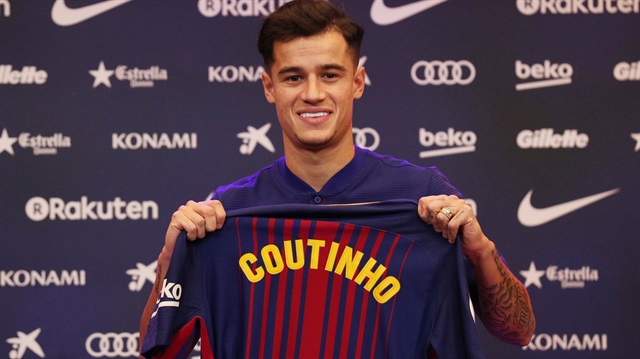 Barcelona’da Coutinho imzayı attı.