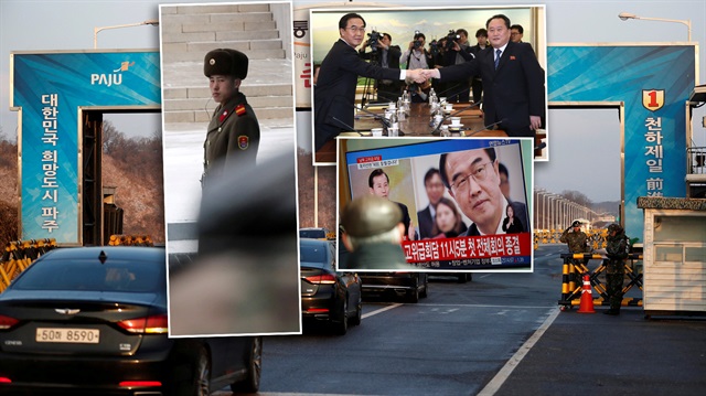 Kuzey Kore ile Güney Kore arasında üst düzey görüşme gerçekleştirildi. 