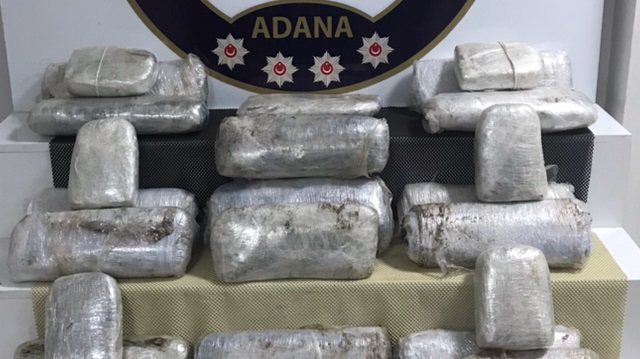 Police discovered over 23 kilograms of marijuana