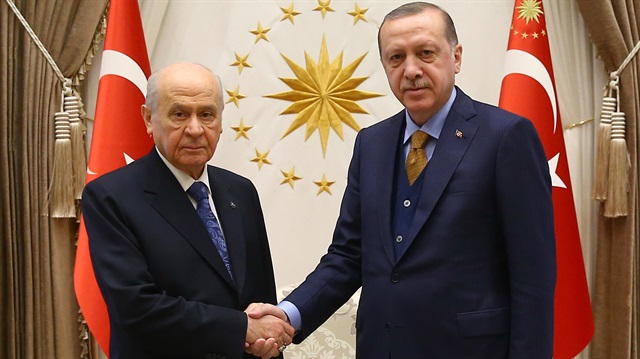 Cumhurbaşkanı Erdoğan ve MHP Lideri Devlet Bahçeli