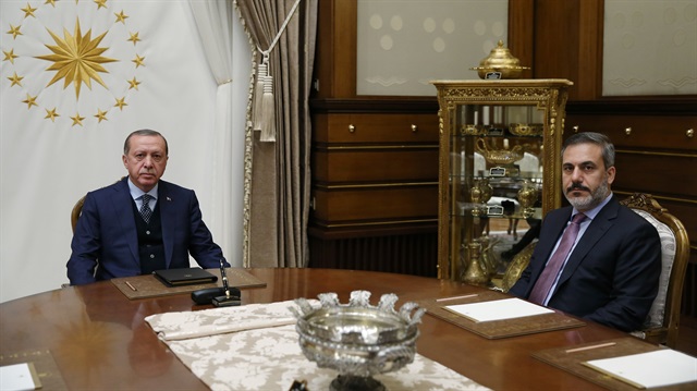 Arşiv: Cumhurbaşkanı Recep Tayyip Erdoğan, MİT Müsteşarı Hakan Fidan