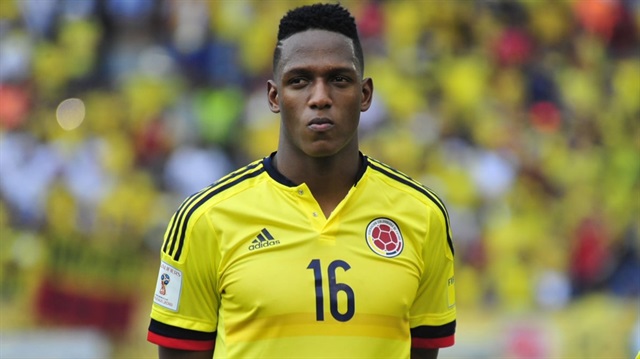 Yerry Mina 6 kez Kolombiya Milli Takımı'nda forma giydi. 