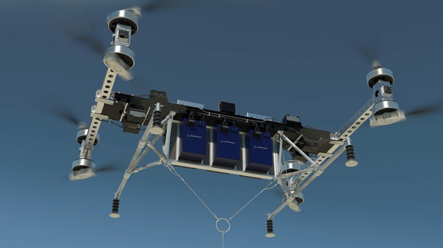 Boeing, dev kargo "drone"unu tanıttı
