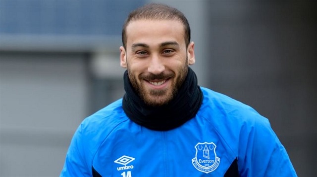 Cenk Tosun'un Everton idmanından ilk görüntüsü