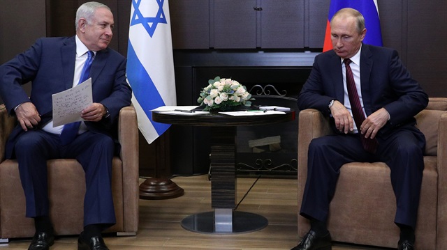İsrail Başbakanı Binyamin Netanyahu ve Rusya Devlet Başkanı Vladimir Putin