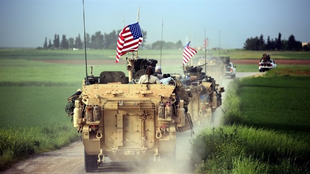 ABD ordusu, PKK'lı teröristlere desteklerine devam ediyor